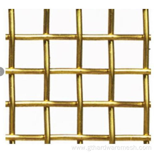 Plain braided brass mesh